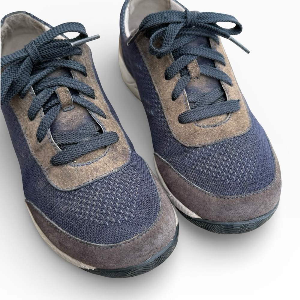 Dansko Hayes Women's Lace Up Comfort Sneakers Navy Grey EU 38 US 7.5 - 8 - Picture 4 of 15